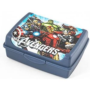 Home Avengers Evergreen Porta Pranzo Bimbo, Porta Merenda in Plastica, Lunch Box, BPA Free, 17x13cm