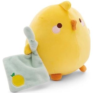 NICI 49959 Piu met knuffeldoek 16 cm geel knuffeldier voor baby's en peuters om te grijpen, knuffelen, te ontdekken en in slaap te vallen