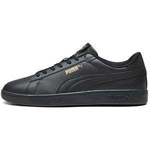 Puma Smash 3.0 L Sneaker uniseks-volwassene, PUMA BLACK-PUMA GOLD-PUMA BLACK, 48 EU