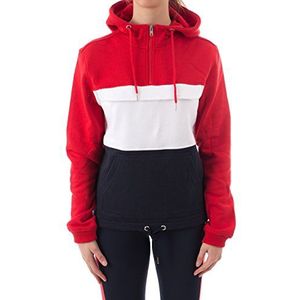 Urban Classics Damestrui met capuchon Dames Color Block Sweat Pull-Over Hoodie