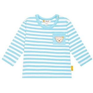 Steiff Baby-jongens T-shirt met lange mouwen, Blue Topaz, Regular, Blue Topaz, 56 cm