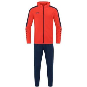 JAKO - Polyester Power - Trainingspak - Vlam/Marine - Uniseks-Kind