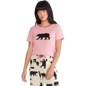 Hatley Dames Pyjama T-Shirt, Roze, roze (pink 650), XS