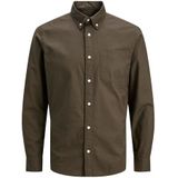 Jack & Jones Premium Overhemd 'JPRBLUBrook'  olijfgroen