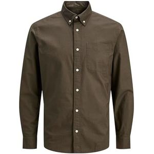 JACK & JONES Overhemd 'JPRBLUBrook'  olijfgroen