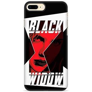 ERT GROUP mobiel telefoonhoesje voor Apple Iphone 7 PLUS/ 8 PLUS origineel en officieel erkend Marvel patroon Black Widow 012 aangepast aan de vorm van de mobiele telefoon, hoesje is gemaakt van TPU