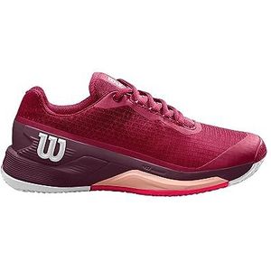 Wilson Rush Pro 4.0 tennisschoenen voor dames, Beet Red White Tropical Peach, 38 1/3 EU