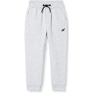 4F JUNIOR Broek voor kinderen, Cold Light Grey Melange, 158
