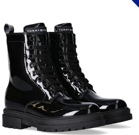 TOMMY HILFIGER - KESSY - Kuitlaarzen - Zwart