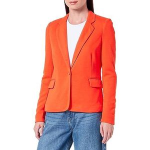 VERO MODA Dames VMSUMIJULIA LS Classic Boo Blazer, Tangerine Tango, 38, Tangerine Tango, 38