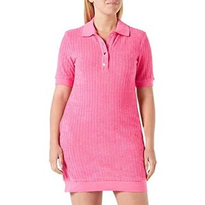 Love Moschino Dames Regular Fit Korte Mouwen Jurk, Fuchsia, 48, fuchsia, 48