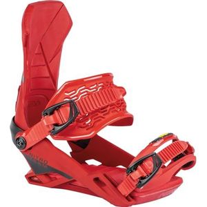 Nitro Heren Team '24 All Mountain Freestyle Freeride Binding Snowboardbinding, RED, M