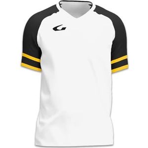 Gems JN13-0310 DRESDA herenshirt met lange mouwen wit/zwart maat M