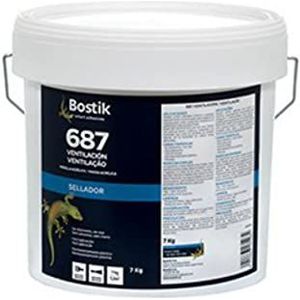 Bostik Acryl afdichting, voor bevestiging, 687 ventilatie, doos, 7 kg, grijs, zwart