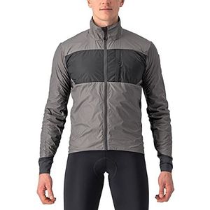 CASTELLI 4521507 UNLIMITED PUFFY JACKET herenjas Nikkelgrijs/donkergrijs S