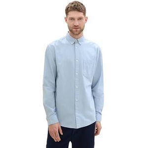 TOM TAILOR heren overhemd, 35960 - Light Blue Chambray, 3XL