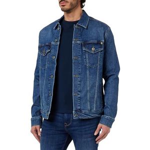 Pepe Jeans Heren Pinners Jas, Blauw (Denim-HT7), S