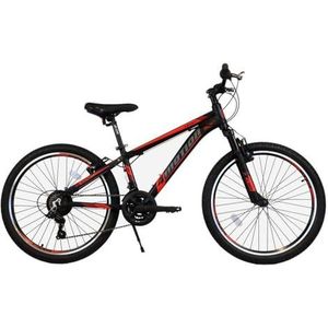 Umit 4MOTION fiets, jongeren, uniseks, zwart-rood, 61 cm