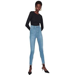 TRENDYOL Skinny jeans voor dames en heren, Blauw, 68