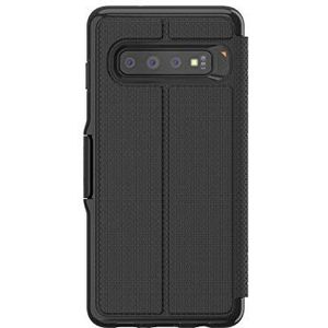 Gear4 Oxford beschermhoes voor Samsung Galaxy S10 met geavanceerde bescherming, impactbescherming door D3O, zwart