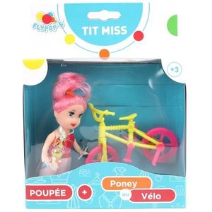 FLYPOP'S - Mini Pop - Speelgoed voor kinderen - 070506LIN - Willekeurig model - Plastic - Mannequin - Pop - Mannequin - 12 cm x 4,5 cm - Vanaf 3 jaar.