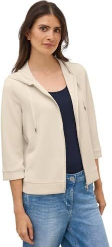 Cecil - Zacht Jack met Capuchon - Beige - Dames