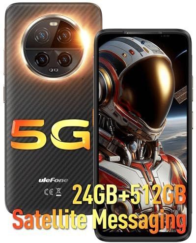 Ulefone - Armor 24 - Smartphone - Zwart - 256 GB - 12 GB RAM - Dubbele SIM