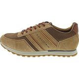 bugatti - Sneakers Laag - Bruin / Lichtbruin - Leer / Suède - Flexibele Zool