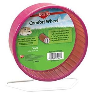 Kaytee Comfort oefenwiel 14 cm, klein, voor dwerghamsters, muizen, gerbils (verschillende kleuren)