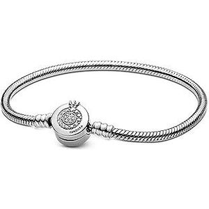 Pulsera Pandora 599046C01-19 Corona Chispeante plata