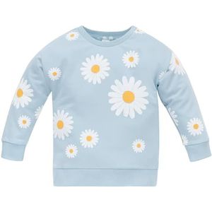 Pinokio baby-meisjes sweatshirt, Blue Flowers Daisy, 92