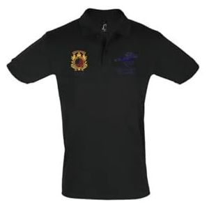 AMERICAN COLLEGE USA Polos Manches Courtes Enfants Garçon Fille Poloshirt, uniseks, kinderen, Zwart, 14 años