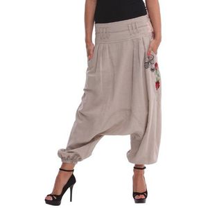 Desigual Dames baggy broek PANT_STYLE_40P2618, bruin (Cañamo), 34