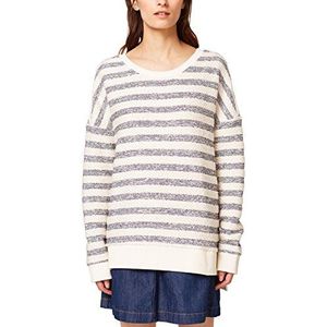 edc by ESPRIT Sweatshirt voor dames, wit (off white 110), XS