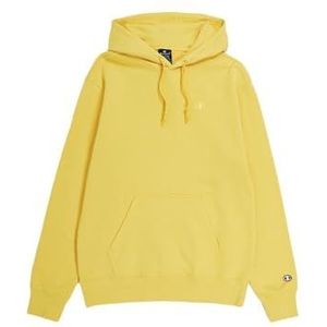 Champion Legacy Icons Tonal Heavy Spring Terry C-logo sweatshirt met capuchon voor heren, Mosterd Geel, L