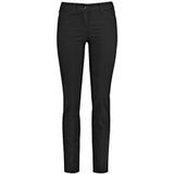 GERRY WEBER Dames 5-pocket jeans Best4me slanke pasvorm 5-pocket, Black Black Denim., 42 NL Kort