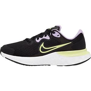 Nike Renew Run 2 (Gs), voetbalschoenen, uniseks, voor kinderen, Black Lt Lemon Twist Lilac White, 36.5 EU