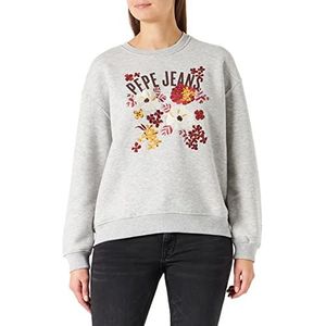 Pepe Jeans Stephanie Sweatshirt voor dames, 933Grey Marl, S