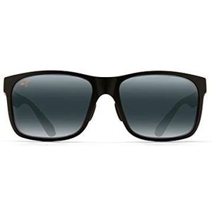 Maui Jim Heren 432-2M zonnebril, Negro Mate, 59/17/140