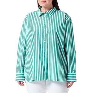 Tommy Hilfiger Dames shirt met lange mouwen, Bold Stp/Olympisch Groen, 70