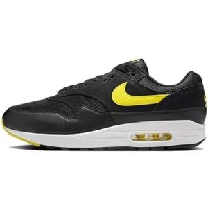 Nike Air Max 1 Ess, herensneakers, 41 EU, Black Opti Yellow Summit White, 41 EU
