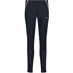 CMP Lange broek voor dames met reflecterende details, zwart-blauw, 54