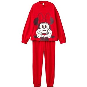 United Colors of Benetton Pig(tricot + broek) 3I473P04F pyjamaset, rood, S dames