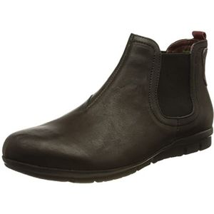 THINK! Heren King_3-000648 leer gevoerde duurzame Chelsea boots, 000 zwart/combi, 42 EU