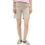 Cecil - Loose Fit - Korte Broeken - Beige - Elastische Tailleband