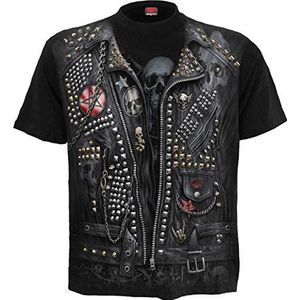 Spiral Goth Metal T-shirt zwart XL 100% katoen Gothic, Street wear