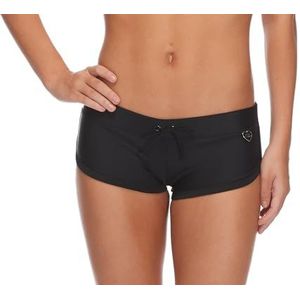 Body Glove Vrouwen Smoothies Sidekick Solid Sportieve Bikini Bottom Badpak Korte, Zwart, XS