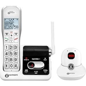 Geemarc Amplidect 595 SOS Pro - Draadloze Versterkte Telefoon - Zwart - Voor Senioren