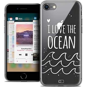 Beschermhoes voor Apple iPhone 8, 4,7 inch, ultradun, Summer I Love Ocean