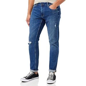 ONLY & SONS ONSLoom Slim Fit Jeans voor heren, destroyed, Denim Blauw, 30W x 32L